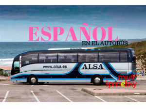 fráze ve španělštině: cesta autobusem
