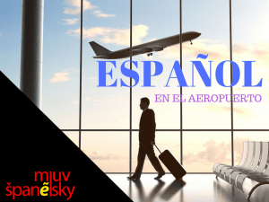 fráze na letišti španělština