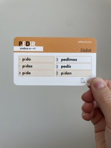 kartičky na časování ve španělštině